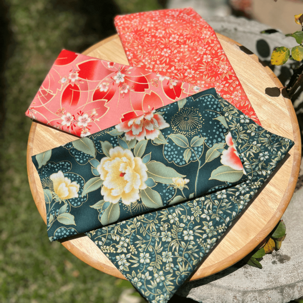 FB-QWSFB004 Teal Green Peach Imperial Collection: Honoka